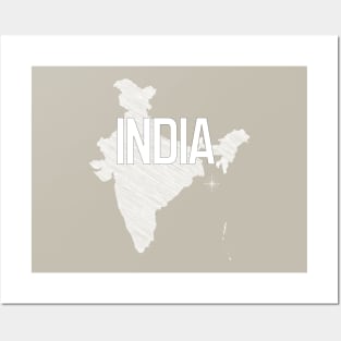 Country Wall Decor India Black and White Art Canvas Poster Prints Modern Style Painting Picture for Living Room Cafe Decor World Map Posters and Art